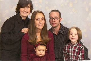 Photo of William and Jennifer Strange and family by William Strange